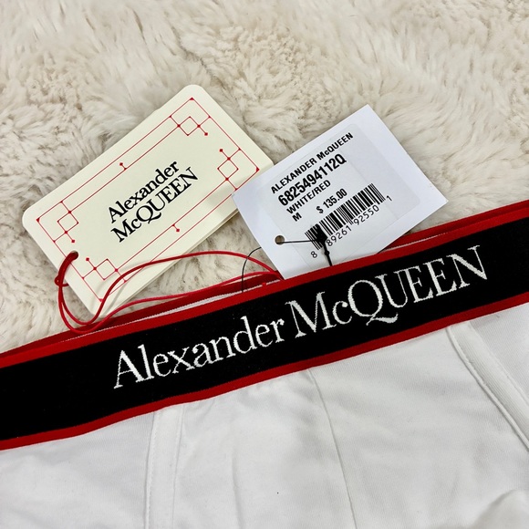 Alexander McQueen White Underwear with Red and Black Accents - Picture 2 of 4